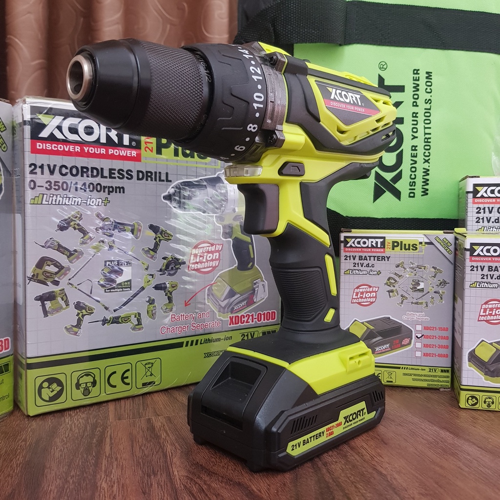 Máy khoan búa - Máy khoan dùng pin 38 NM XCORT