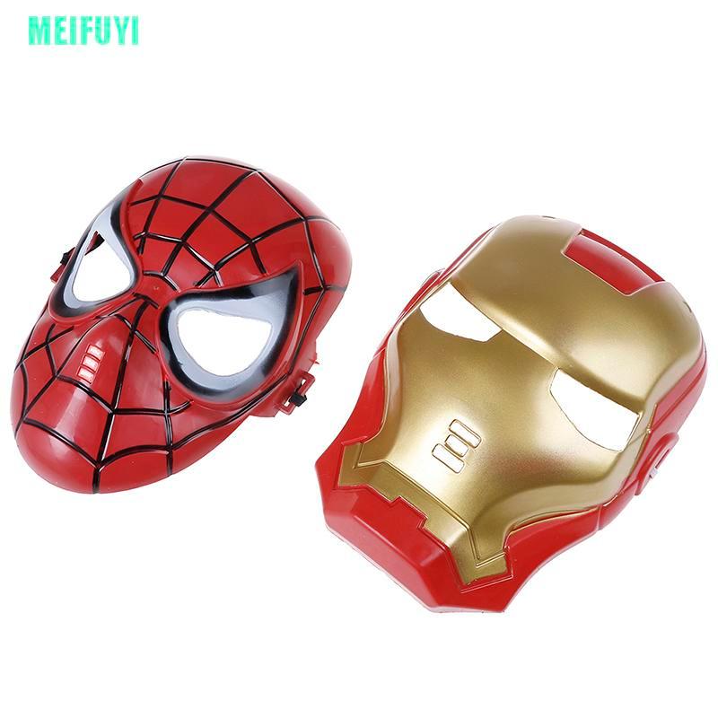 Mặt nạ siêu anh hùng Marvel người nhện/ người sắt cho trẻ em