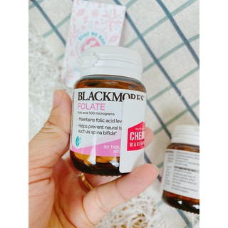 Viên Uống Bổ Sung Axit Folic Cho Mẹ Bầu Blackmores Folate 90 viên - Xuất xứ Úc