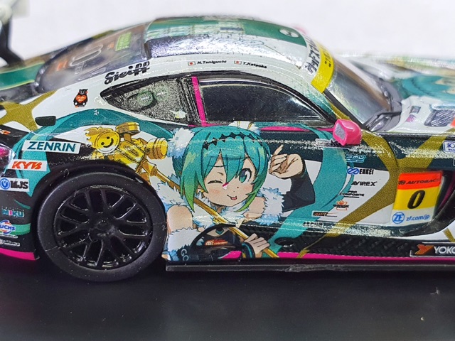 Xe Mô Hình Mercedes-AMG Hatsune Miku 2018 Super GT ver 1:64 Good Smile ( Xanh Sleiff )