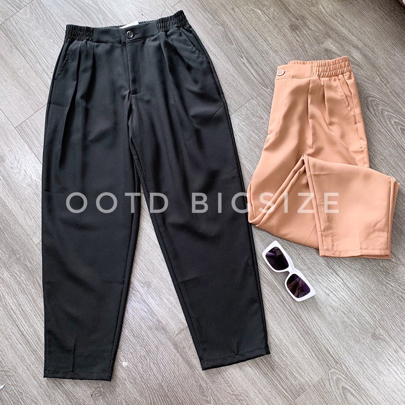 Baggy vải bigsize lưng thun | BigBuy360 - bigbuy360.vn