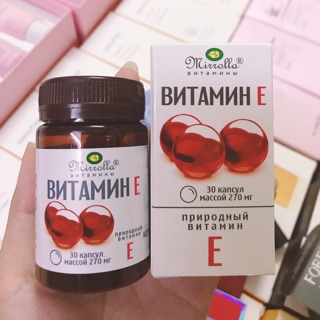 Vitamin E đỏ Mirrolla NGA 270mg