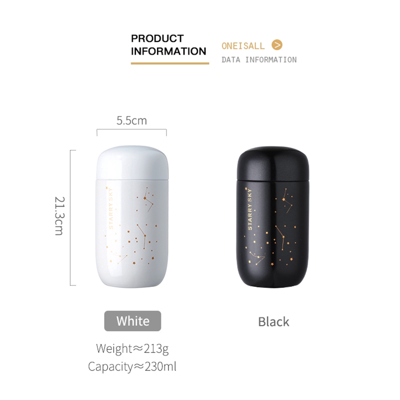 Bình uống nước ONEISALL chân không chống rò rỉ bằng thép không gỉ cho đi làm/tại nhà 320ml | BigBuy360 - bigbuy360.vn