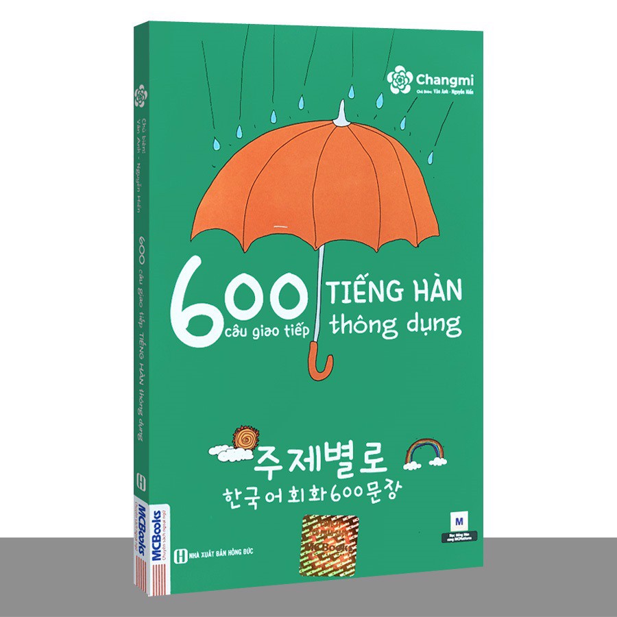 Sách - 600 Câu Giao Tiếp Tiếng Hàn Thông Dụng