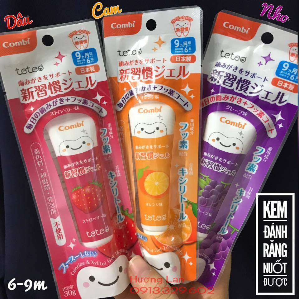 Kem Đánh Răng Combi Nhật Cho Bé