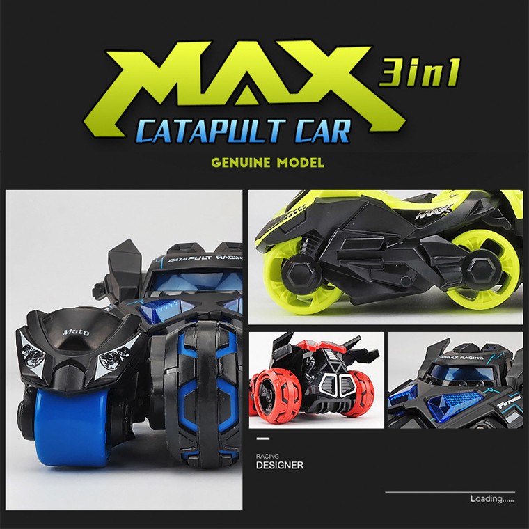 Mô hình xe đua đồ chơi Catapult Chariot bằng hợp kim tỉ lệ 1:32 dành cho trẻ em