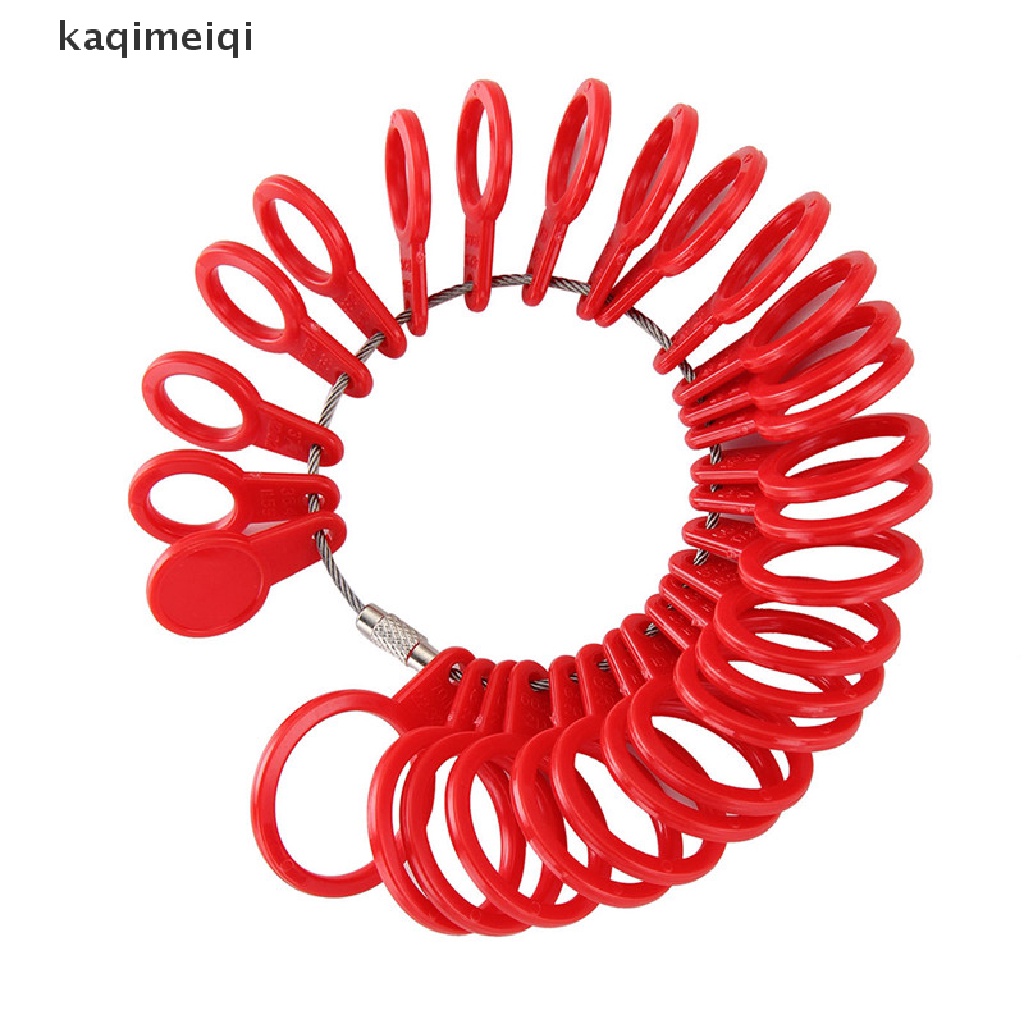 [KAQ] Measure Finger Sizer Ring Gauge All UK Sizes A-Z US Sizes 0-13 Plastic Stamped GJL