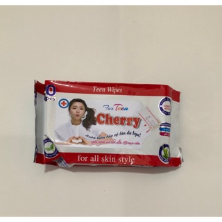 Khăn ướt Teen Wipes đỏ hương dịu nhẹ gói 20 miếng