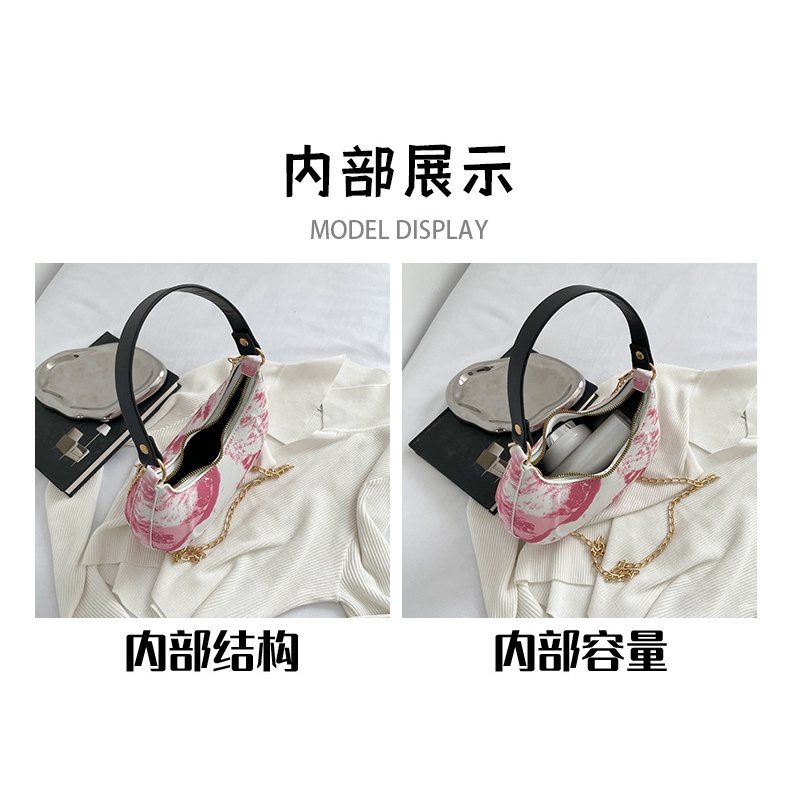 Túi Đeo JASMIN NOIR Chéo In Họa Tiết Hoa Thời Trang Cho Nữ