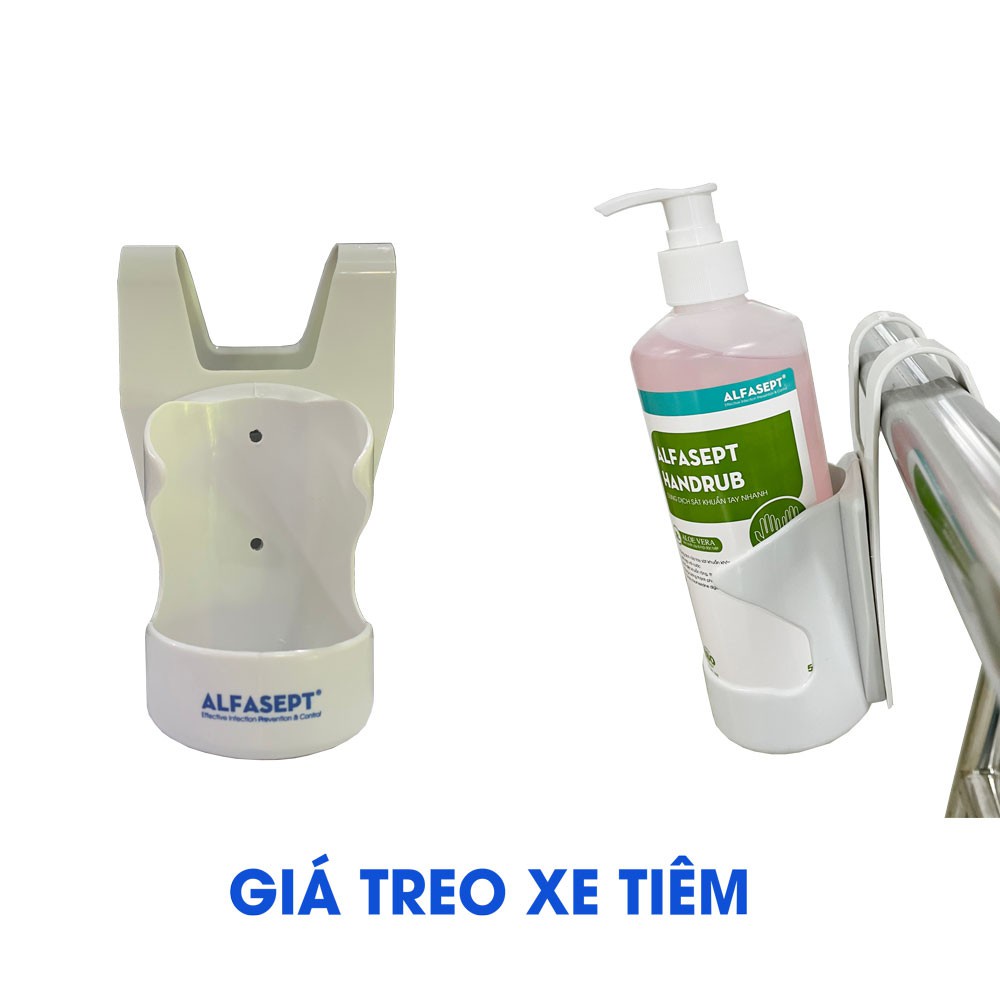 Giá Treo Đựng Chai Nước Rửa Tay ALFASEPT GX-S500 Thiết Kế Hiện Đại, Chất Liệu Nhựa Plastic Bền Bỉ