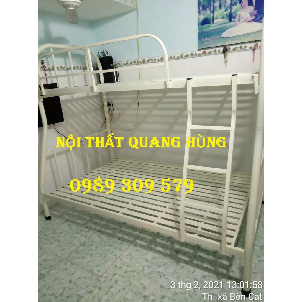 GIƯỜNG TẦNG SẮT ÔNG TRÒN 1M2/1M2 CAO CẤP HCM