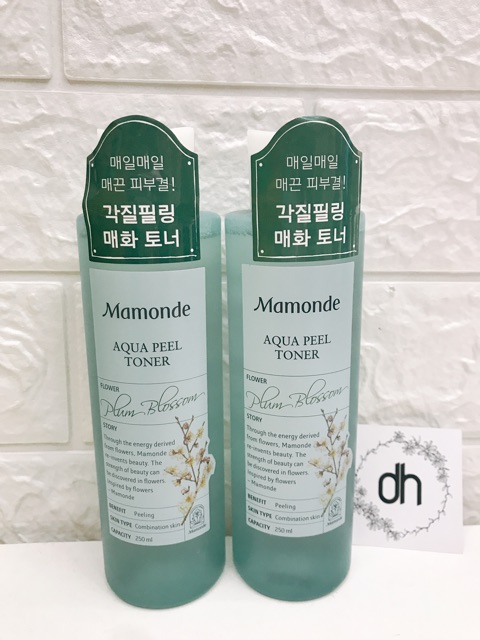 NƯỚC HOA HỒNG TONER MAMONDE AQUA PEEL 250ml