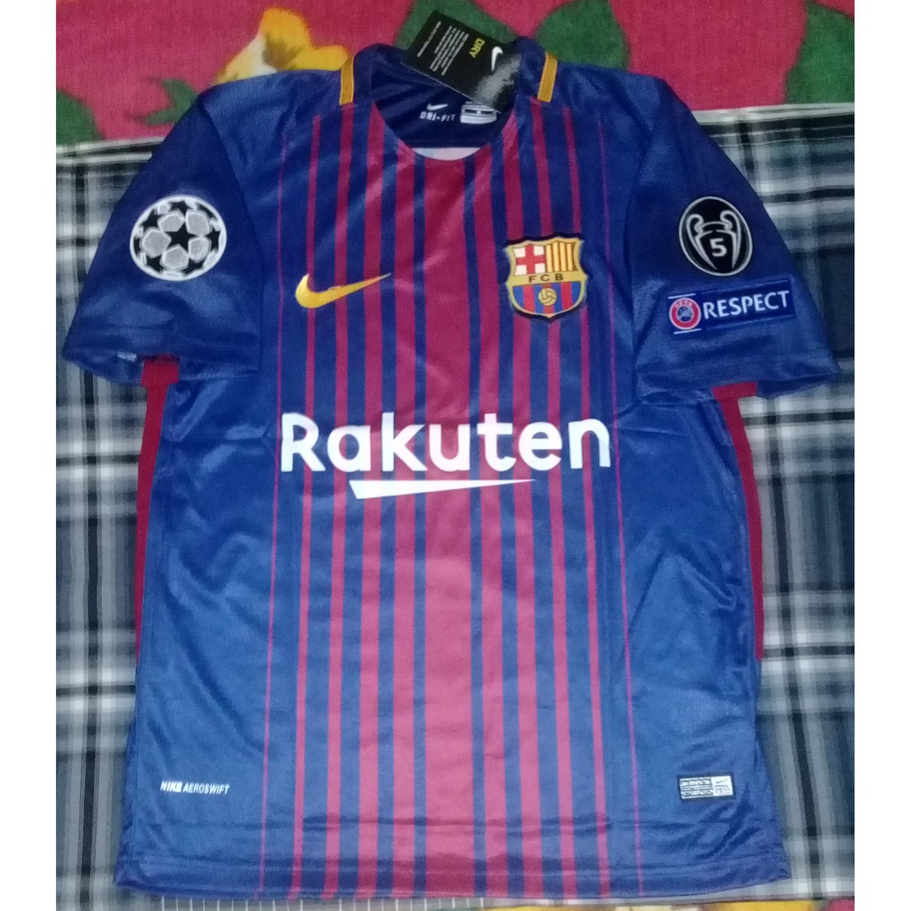 2017 / 2018 Áo Đấu Sân Nhà Barcelona UCL
