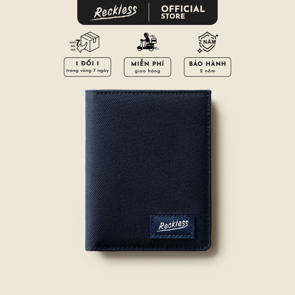 Ví Vải Reckless Mark Wallet II Màu Phối Polyester Kháng Nước