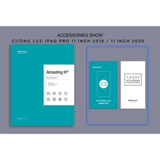 Kính cường lực IPad  9.7 2017/2018/air/air2/gen7/gen8/10.2/11 2020 /11 2018 hiệu Nillkin Amazing H+ xịn chính hãng