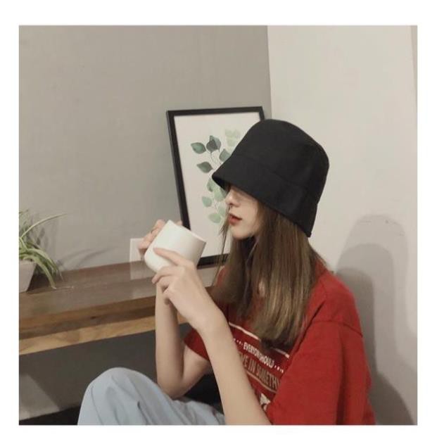 Mũ Bucket Sụp Vành Rộng Chống Nắng Phong Cách Retro Hàn Quốc Mũ Xô Bucket Idol Nam Nữ Unisex Đường Phố Cá Tính Ulzzang