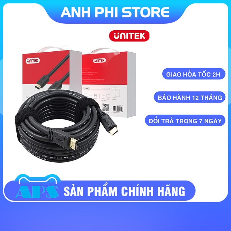 Dây cáp HDMI UNITEK Ultra 4K 10M - 15M - 20M - 25M - 30M