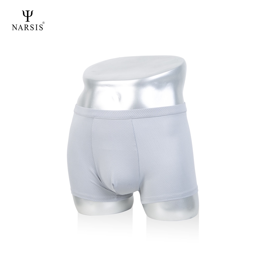Quần lót nam Boxer Narsis F1003 màu ghi sáng