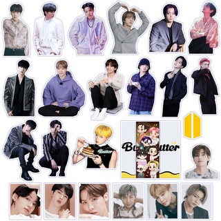 Set 100 Miếng Dán Hình BTS Trang Trí Dễ Thương