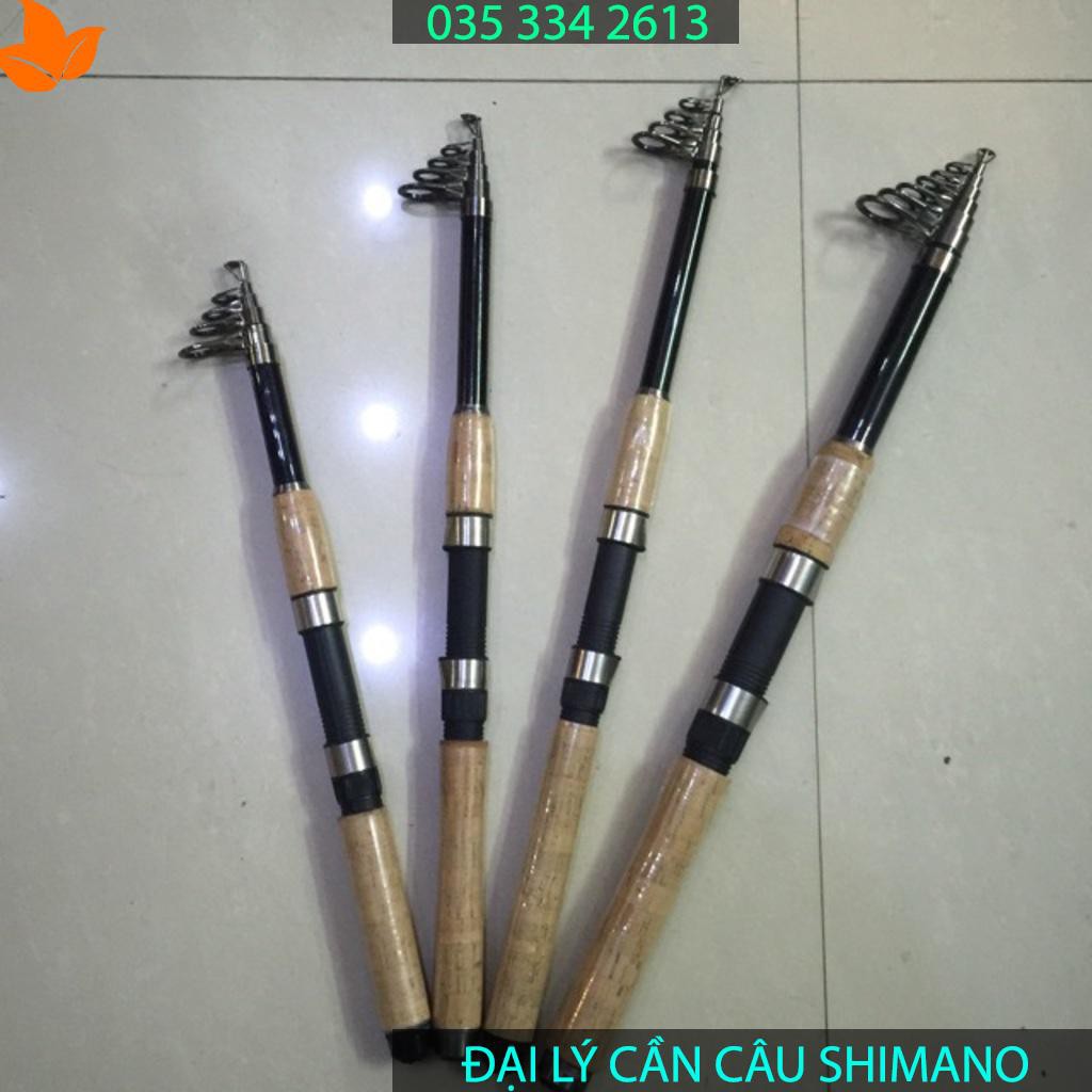 Cần câu Rút Shimano tay giả gỗ Catana 2.1 M - 2,7 M - 3.6 M y hình cần cực khoẻ - rẻ vô địch