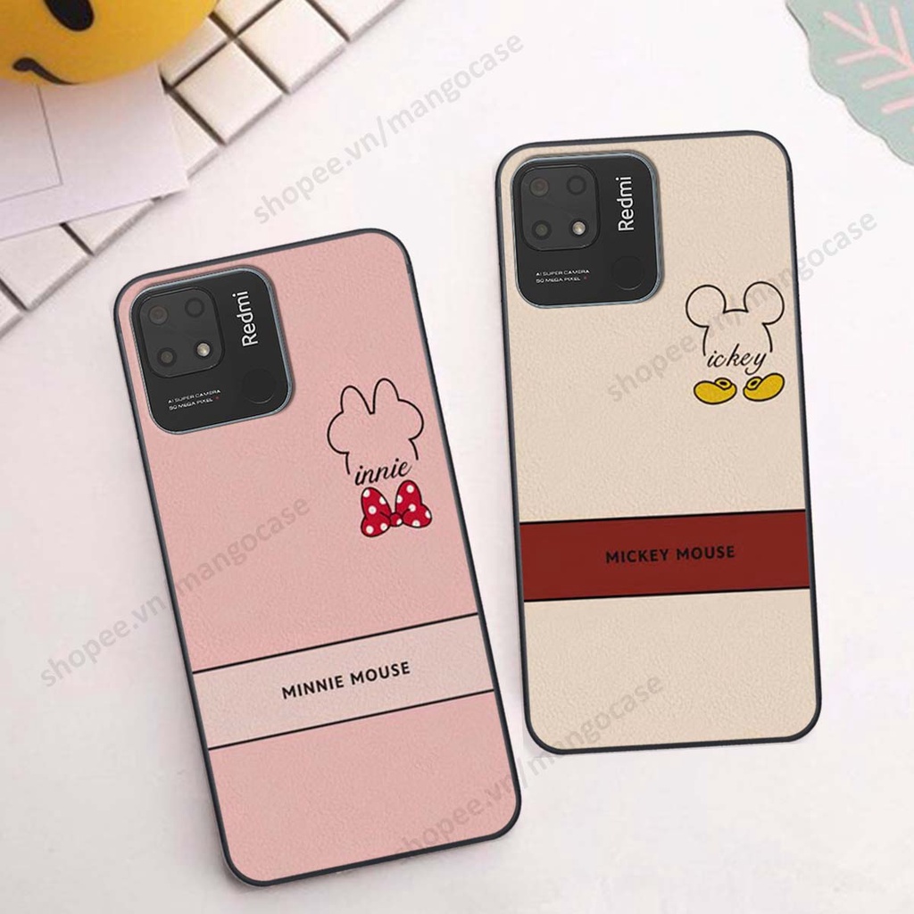 Ốp lưng Xiaomi Redmi 10C in hình happy nice, bé gấu đáng yêu