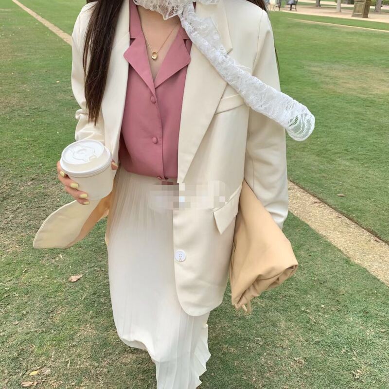 Blazer khuy túi 2 bên pastel AK-8865 | BigBuy360 - bigbuy360.vn