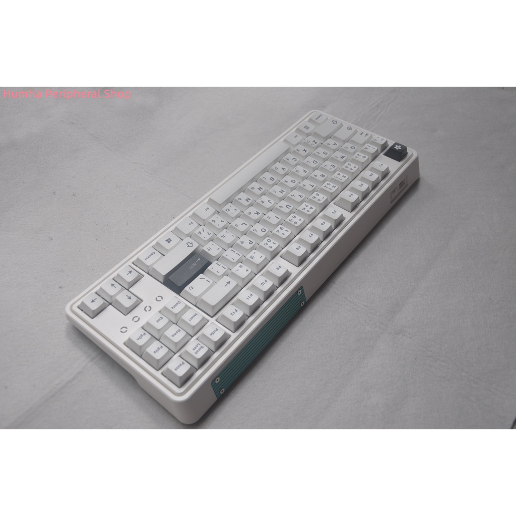 Humha Bàn Phím Cơ 127 Phím Chất Liệu PBT Nhuộm Đen Trắng Phong Cách Nhật Bản