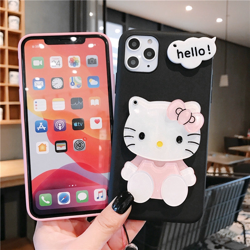 Ốp điện thoại TPU mền hình Hello Kitty cho Vivo Y53 X9 X9S X21 X21i V9 V7 V5 Lite X20 Plus