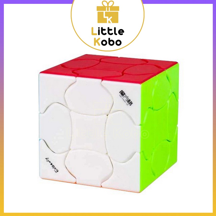 Rubik Biến Thể 3x3 QiYi Fluffy Cube Rubic 3 Tầng Stickerless