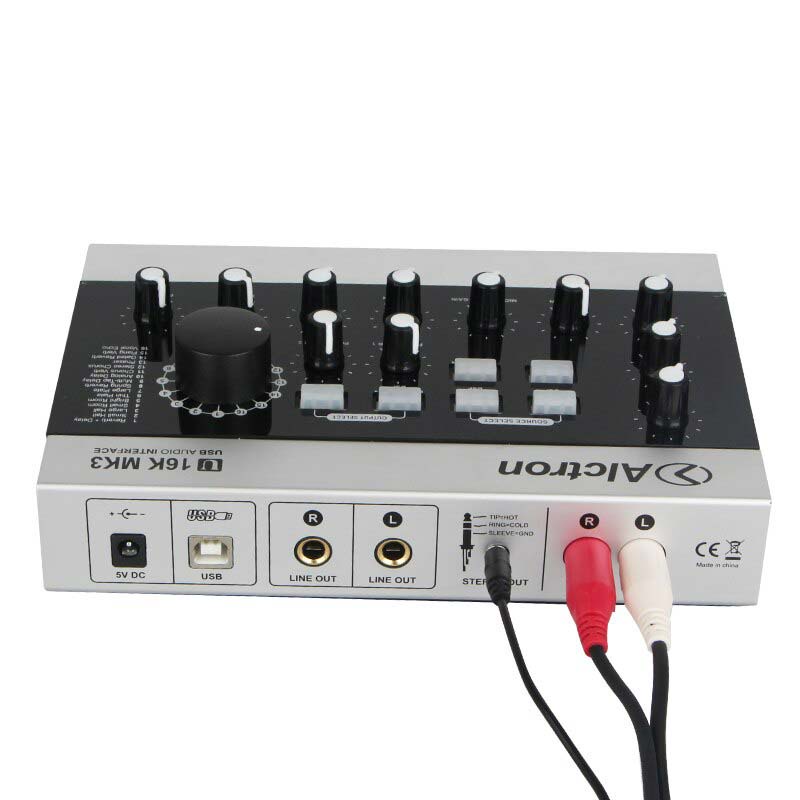 Sound Card Alctron U16K MK3 Tặng Kèm Dây Kết Nối , Chuyên Thu Âm Livestream , Hát Karaoke Chuyên Nghiệp , Âm Thanh Hay