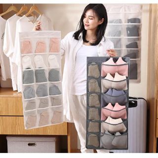 Túi treo đồ lót, vớ 2 mặt 30 ngăn