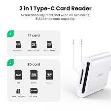 Đọc thẻ USB type C ra SD TF 4.0 hỗ trợ UHS-II Ugreen 60724 Chính Hãng CM265