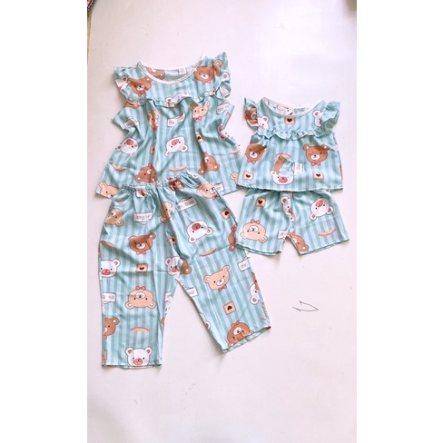 SET LỤA MẸ VÀ BÉ | BỘ LỤA BÉ GÁI 9-37kg