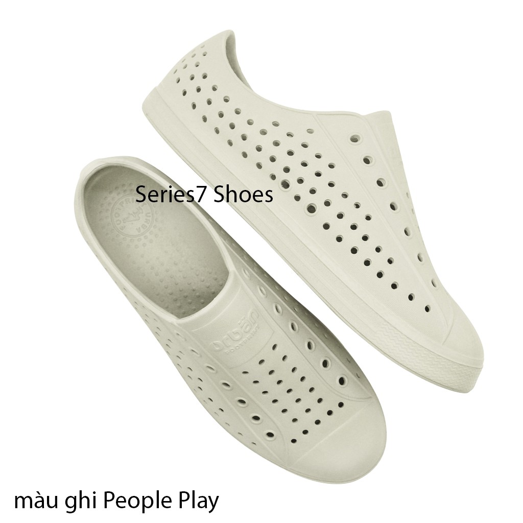 Giày nhựa nam đi mưa đi biển dạo phố - chất liệu nhựa Eva Phylon siêu nhẹ, mềm êm chân, không thấm nước-màu People Play