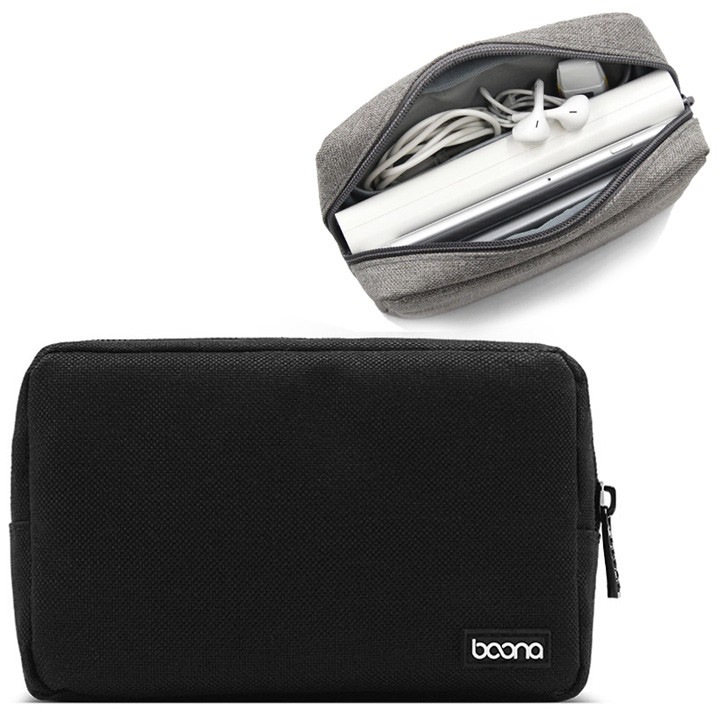 Túi đựng phụ kiện Baona BN-A001 đựng sạc dự phòng, điện thoại, chuột, sạc, cáp, tai nghe