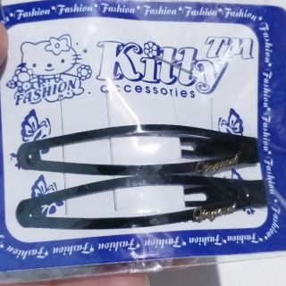 Túi 2 Kẹp tóc mái kiểu bầu màu đen