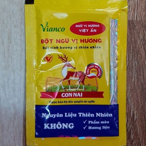 Bột ngũ vị hương Việt Ấn gói 10g.