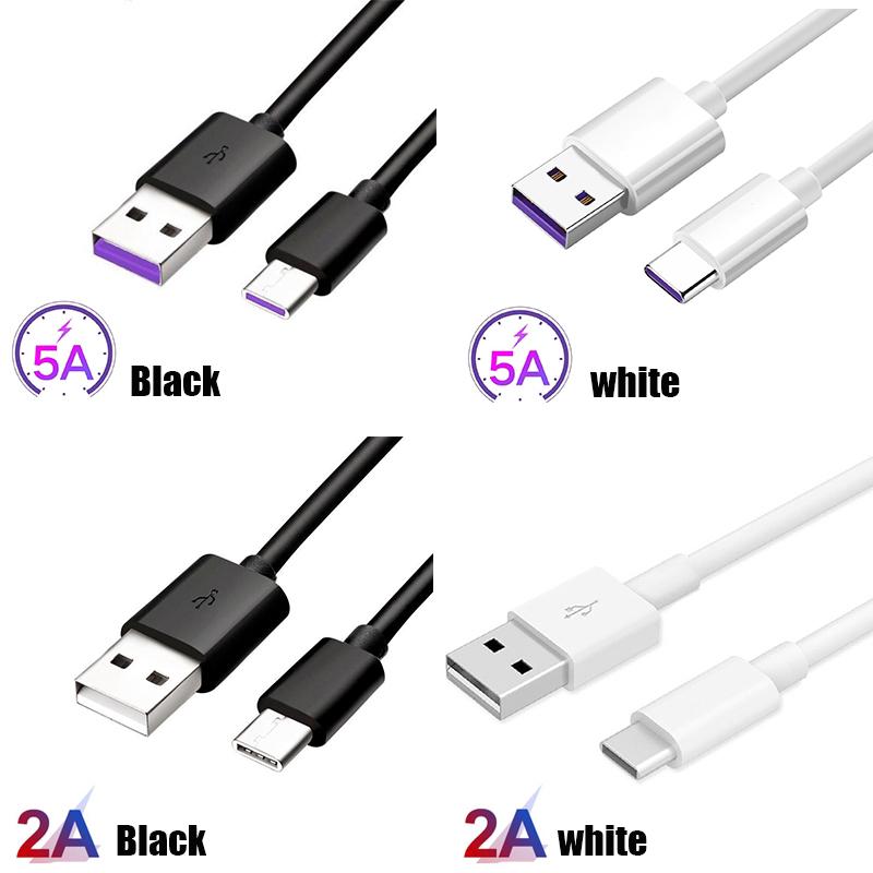 Dây cáp sạc nhanh 5A USB Type C dành cho Android Huawei Xiaomi