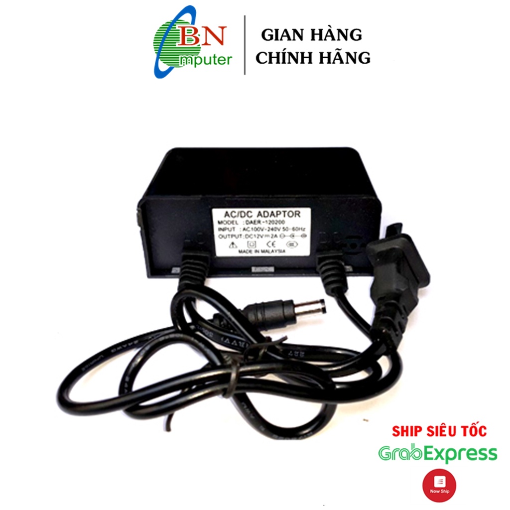 Nguồn 12V-2A dùng thi công hệ thống, cấp nguồn cho camera | BigBuy360 - bigbuy360.vn