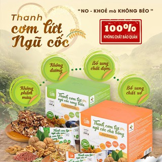 Thanh Cơm Lứt Ngũ Cốc Giảm Cân HerbSlim - Chính Hãng