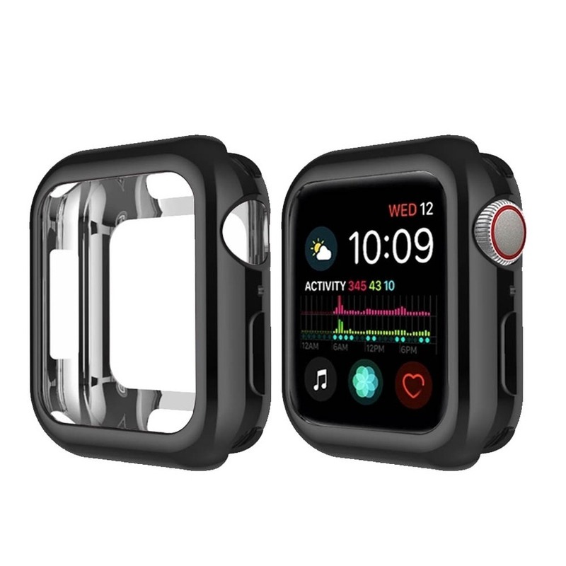 Vỏ bảo vệ mặt đồng hồ bằng TPU mềm  mm 42 mm 40 mm 44 mm cho Apple iWatch sê-ri SE 6 5 4 3 2 1