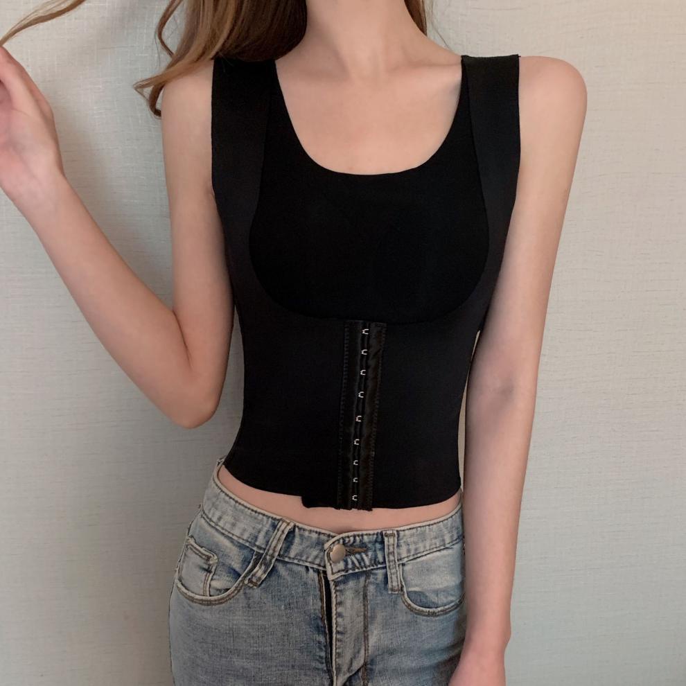 Bei Mengqi Áo Lót Định Hình Cơ Thể Thon Gọn Lưng Đẹp Liền Mạch Không Đường May Chống Chảy Xệ Cho Nữ