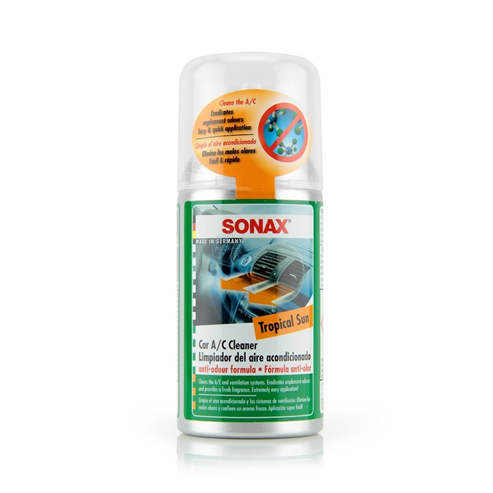 Khử mùi diệt khuẩn hệ thống điều hòa nội thất ô tô dạng hơi SONAX Car A/C cleaner (mã 323100)