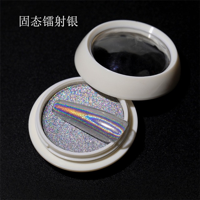 tráng gương màu cầu vồng bột và bột nén