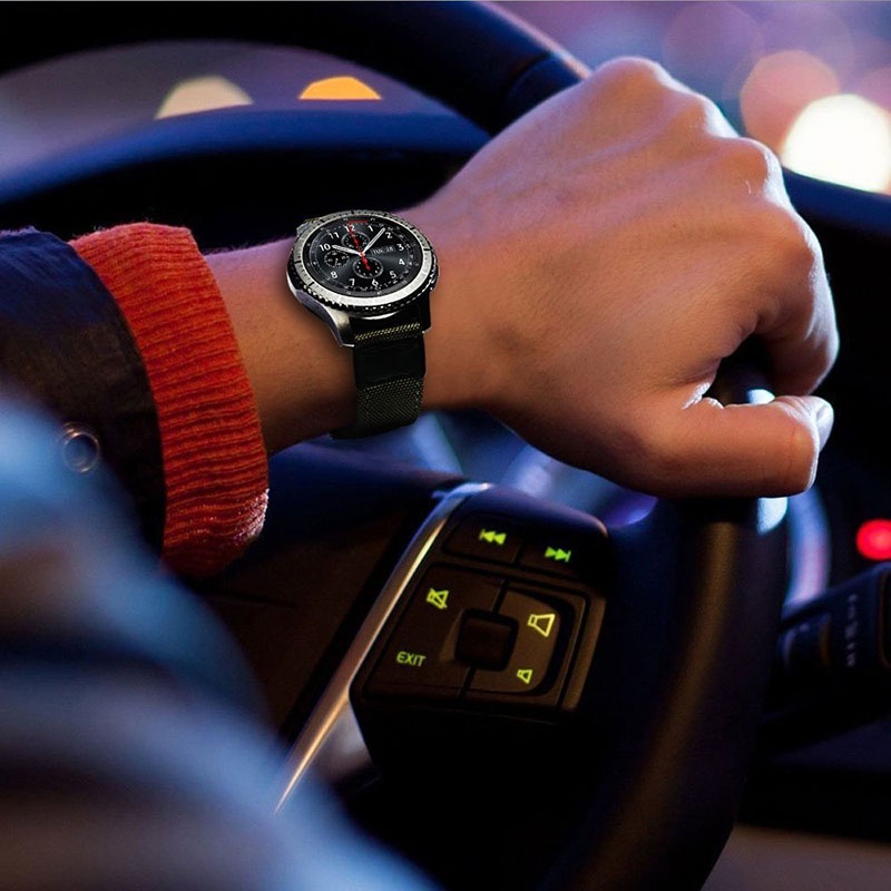 Dây Đeo Vải Nylon Tháo Lắp Nhanh Thay Thế Cho Đồng Hồ Samsung Galaxy Watch 42mm 46mm 20mm 22mm