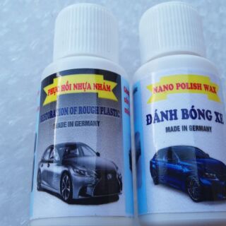 Combo 1 lọ nhựa bóng và 1 lọ nhựa nhám