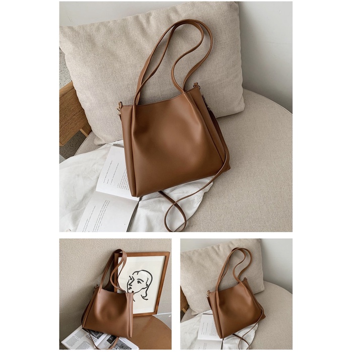 Túi xách tote da công sở đeo chéo kẹp nách đeo vai thời trang cao cấp giá rẻ nl.Store L08