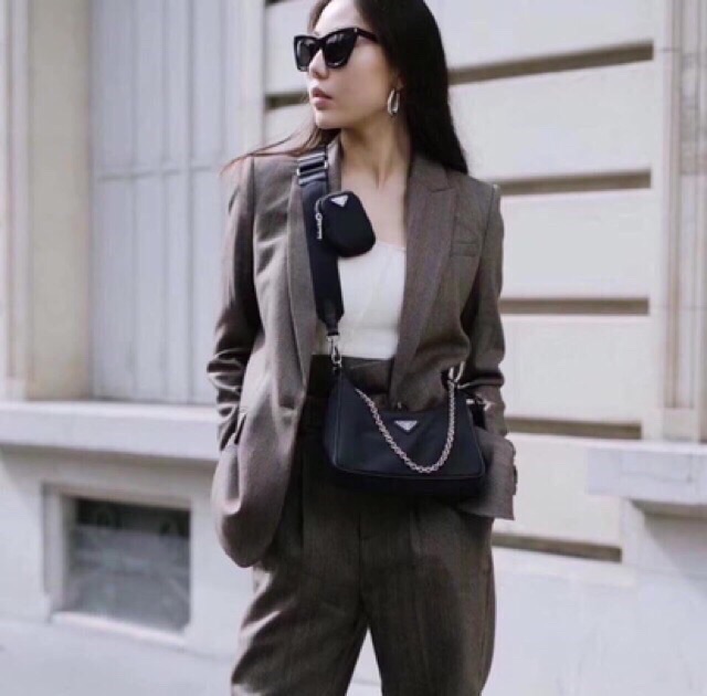 Túi xách đeo chéo Hàn Quốc phiên bản yên ngựa giới hạn