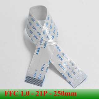 Cable FFC 1.0mm 21 pin dài 250mm  AWM 20264