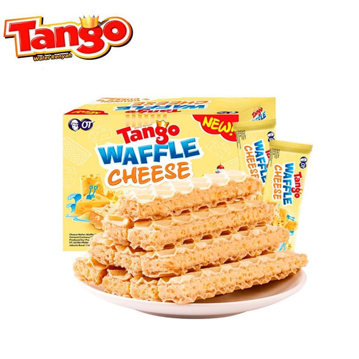 Bánh Xốp Tango Waffle 160gr (20pcs x 8gr) - Bánh Xốp Socola Thương Hiệu OT